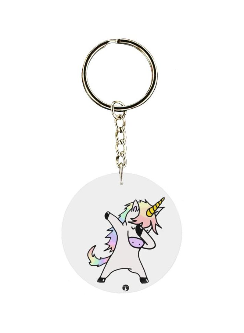 RKN Unicorn Printed Keychain