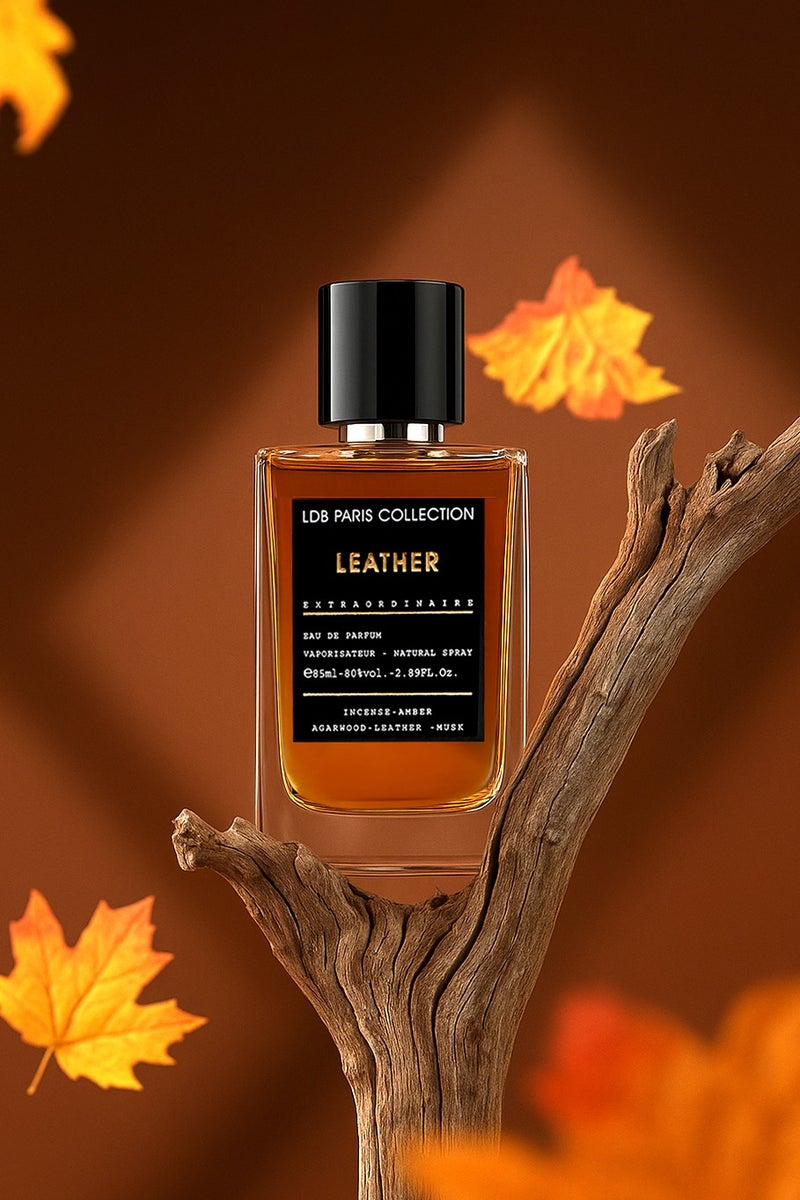 Linea De Bella LDB Paris Collection Leather 85ml | Long Lasting Perfume for Men with Oud, Amber & Patchouli Notes | Luxury Leather Perfume for Men - Image 2