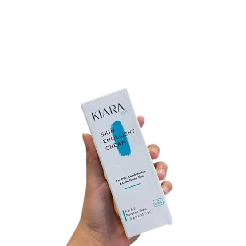 Kyar A Cream Emulint for Oily and Combination Skin, 60 ml, Paraben Free, pH 5.5 - Image 3