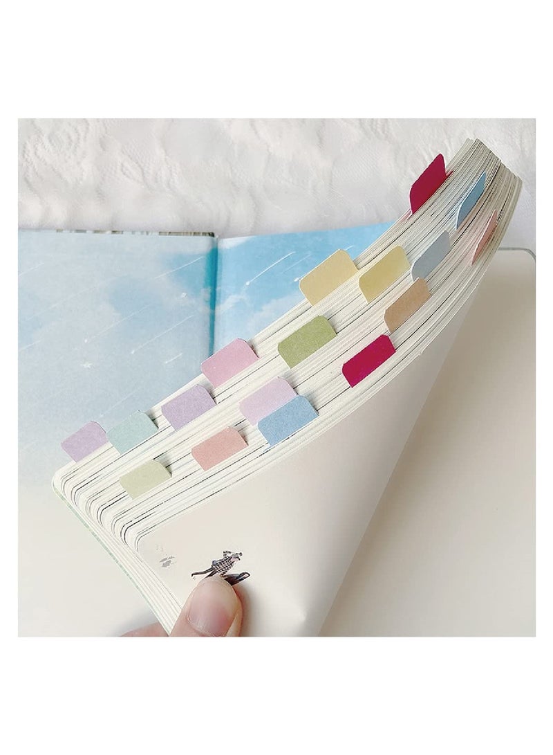 SYOSI Thickened Handwritten Page Markers, 420 Pcs Color Index Classification Label With 12 Colors, 35 Sheet Self-Adhesive Sticky Note Tags, Colors Adhesive Page Index Tabs Flags for Diary Notebook Bookmark  - Image 5