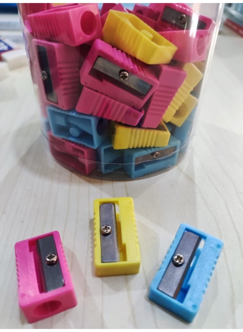 M&G 4-Piece Single Hole Mini Grip Sharpener Multicolour - Image 3