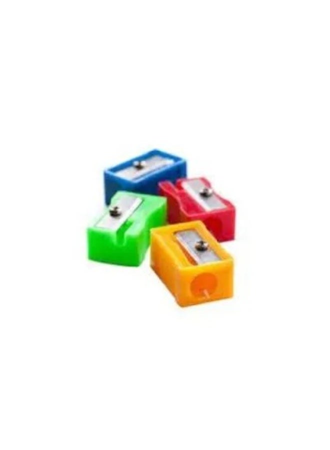 M&G 4-Piece Single Hole Mini Grip Sharpener Multicolour - Image 1