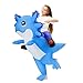 Stegosaurus Inflatable Axolotl Costume for Kids Halloween Costumes Kid Blow Up Costume Ride on Axolotl Costumes for Boys Girls Cosplay Party - Image 3