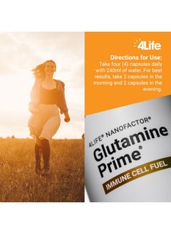 4life 4Life Glutamine Prime - Fuel Your Immune Cells with Glutamine and Enhance Cell Communication with NanoFactor - Immune System Support - Overall Wellness and Energy Boost - 120 Veggie Capsules  - Image 3