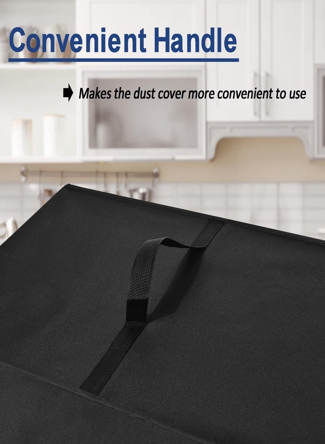 NUENSS-ROR Coffee Maker Dust Cover for Ninja Coffee Maker CFN601/CM401/CM371, Heavy Duty Waterproof Dust-Proof Coffee Maker Protective Cover, Dust cover with Handle and Easy to Clean (Black) - Image 5
