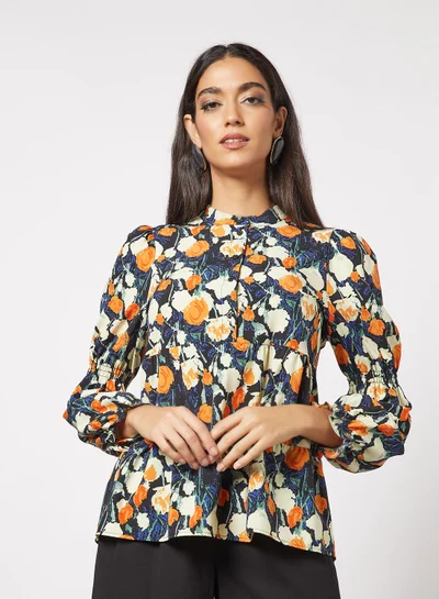 VERO MODA Floral Print Top