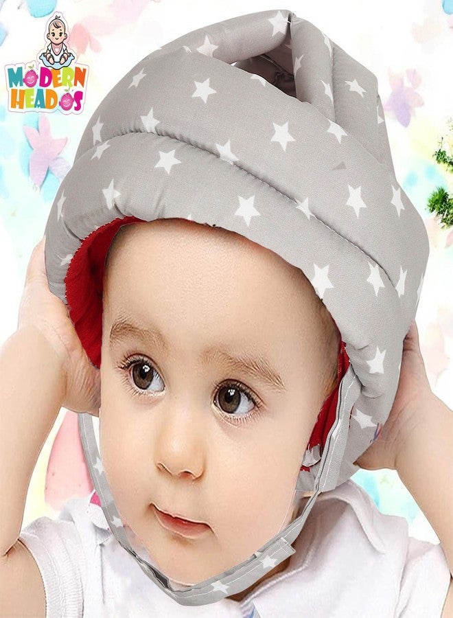 MODERN HEADOS Baby Safety Helmet Infant Toddler Helmet,Baby Head Protector for Safety 6 to 18 Months Adjustable Protective Cap Child Safety Head Guard Grey & Sky Blue 1 (Pack of 2) (MDPP__16) - Image 4