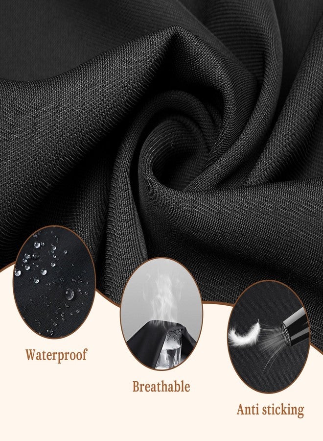 TPQKA Water Resistant Apron for Men and Women, Large Capacity Barber Hair Stylist Apron with Pockets, Professional Dog Grooming & Kitchen Cooking Bib Apron, Adjustable Salon Work Apron - Image 4
