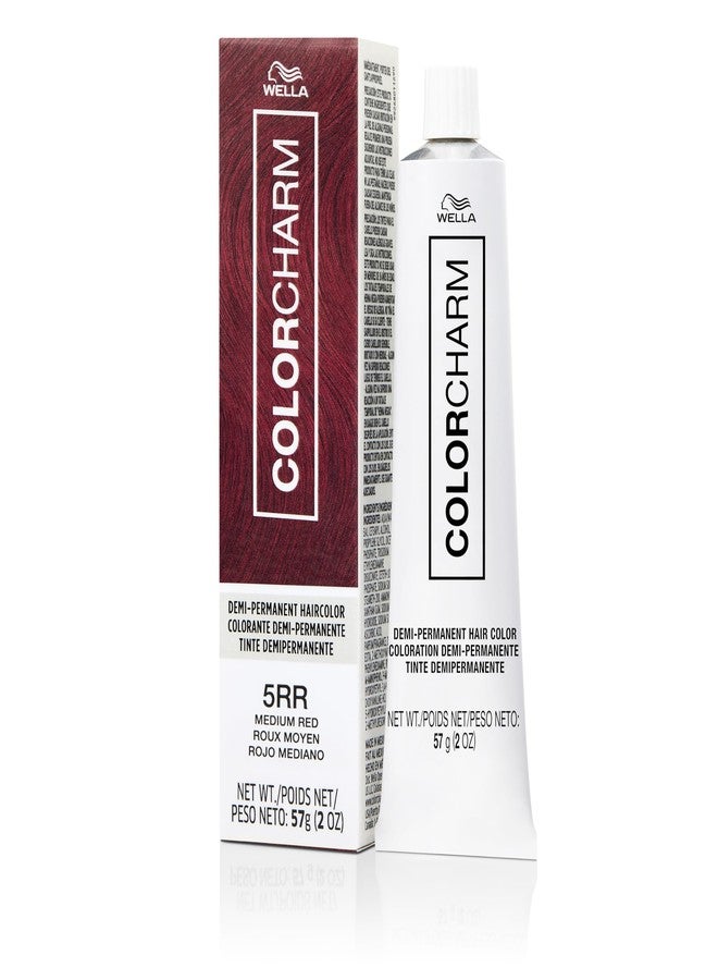 COLORCHARM Color Charm Wella Demi-Permanent 5RR Medium Red 2oz - Image 1