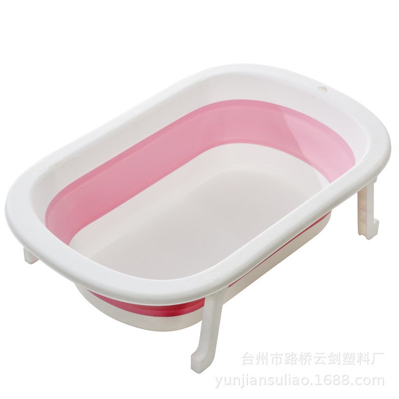 Newborn Baby Baby Bathtub Sitting Large Foldable Toddler Bath Bucket Children'S Household Children'S Products - Image 1