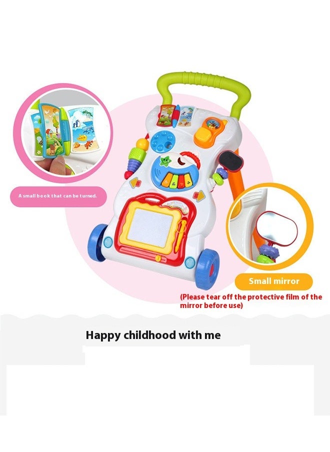 Multifunctional Baby Walker and Toy Set with Music - Early Learning Educational Play, Toddler Activity Walker for Improved Motor Skills
