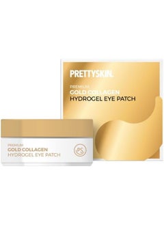 PRETTYSKIN PSPRETTYSKIN Premium Gold Collagen Hydrogel Eye Patch 60Sheets 