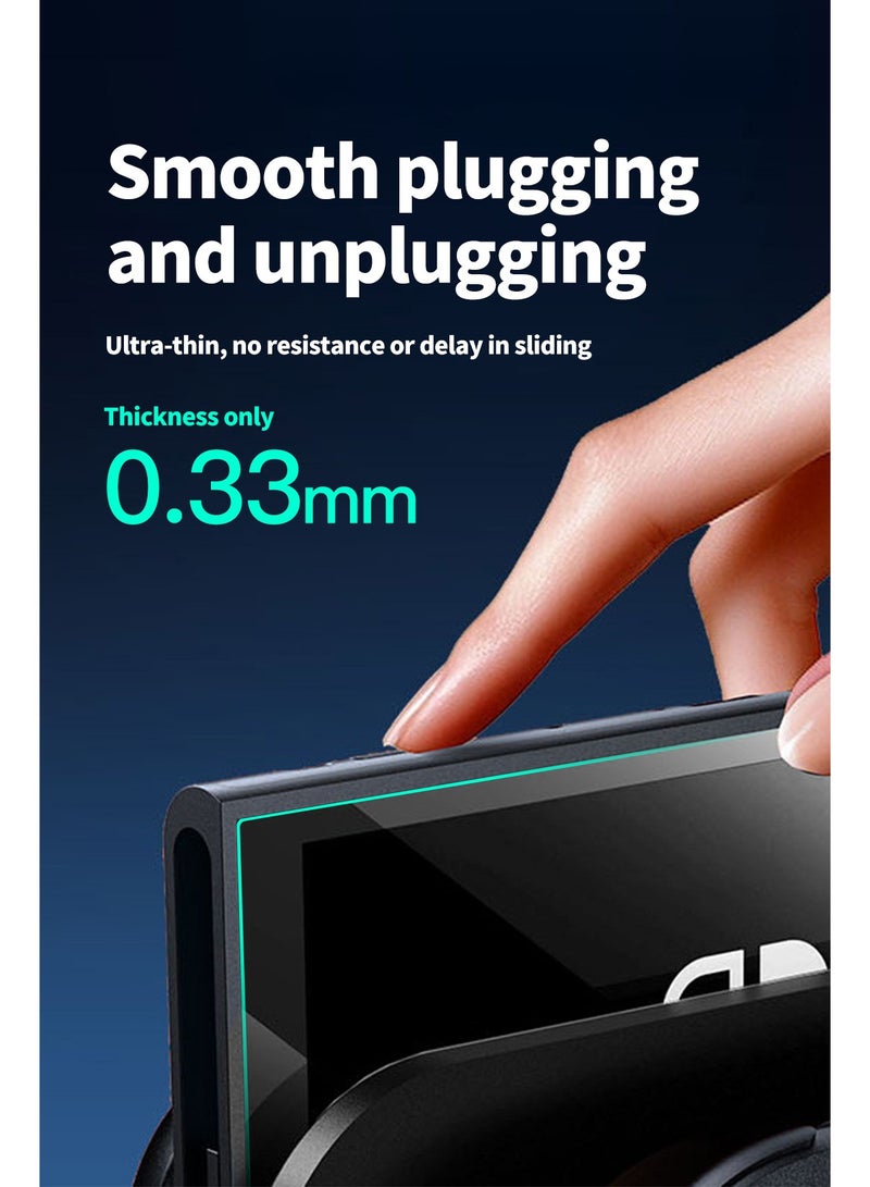 بيكسنست واقي شاشة زجاجي مقوى فائق الوضوح، مقاوم للخدش، لجهاز سويتش 2، بسمك 0.33 مم. مزود بإطار EZ-Align، دقة عالية، وسهولة التركيب. - Image 5