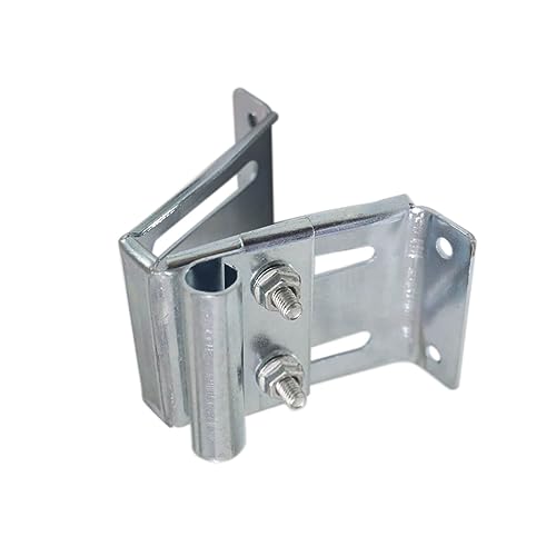 Baudelun Adjustable Top Roller Bracket for Residential Doors, Galvanized Fixture Bracket (2 Pack) - Image 3