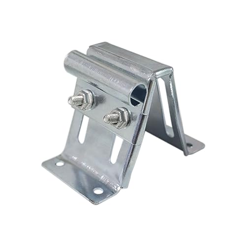 Baudelun Adjustable Top Roller Bracket for Residential Doors, Galvanized Fixture Bracket (2 Pack) - Image 4