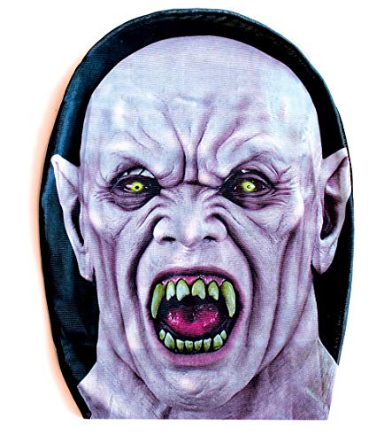 OLYPHAN Vampire Mask Full Face - Scary Halloween Masks for Men Grey/White Nosferatu Monster Costume Adults - Image 5
