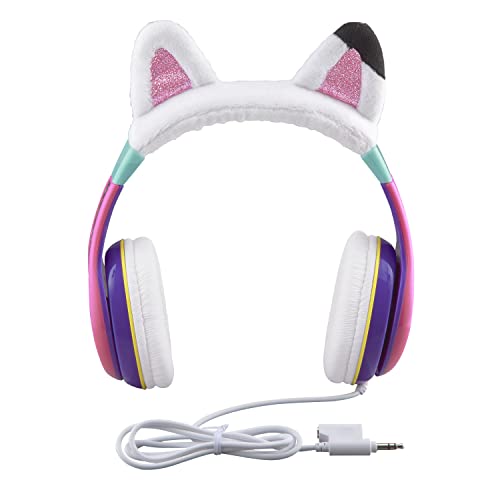 eKids Gabbys Dollhouse Headphones for Kids, Wired Earphones for School, Home or Travel, Includes Headphone Splitter - Image 4