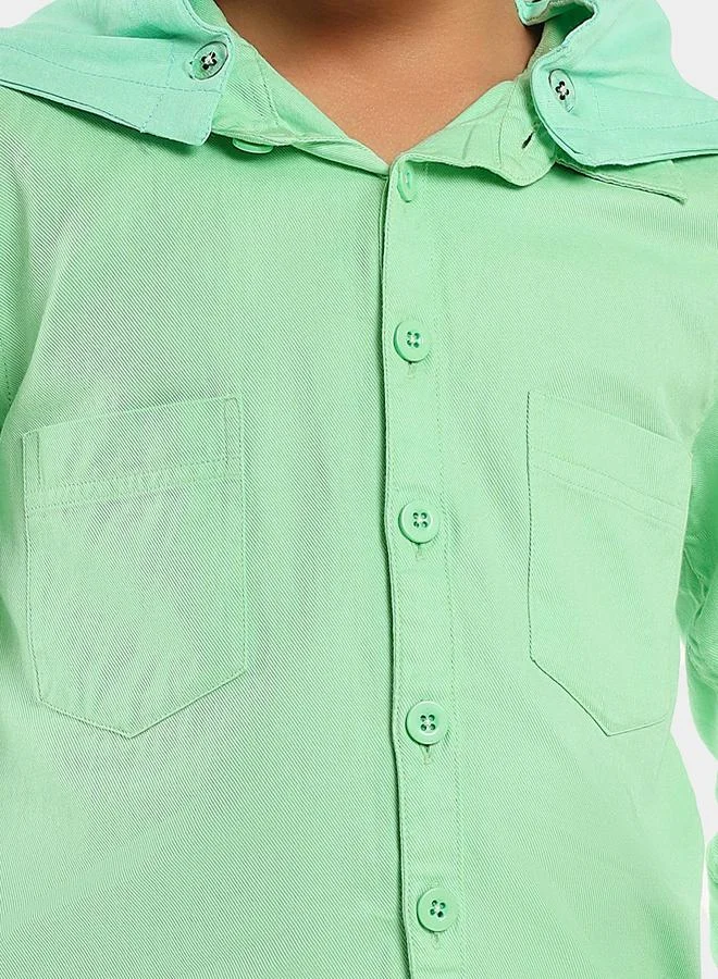 LILPICKS LilPicks Hooded Pocket Front Shirt