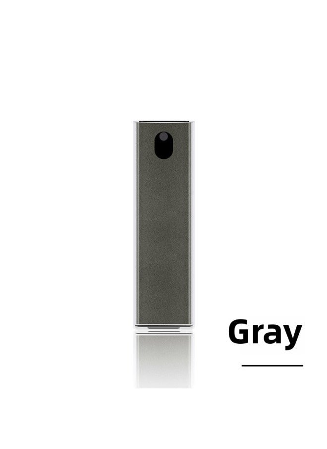 Generic - Direct Portable Mobile Phone Screen Cleaner Spray Wipe Integrated Laptop Display Cleaner-Color:Gray-transparent Pc Case + Color Box + 2*50ml Replenishing Solution - Image 1