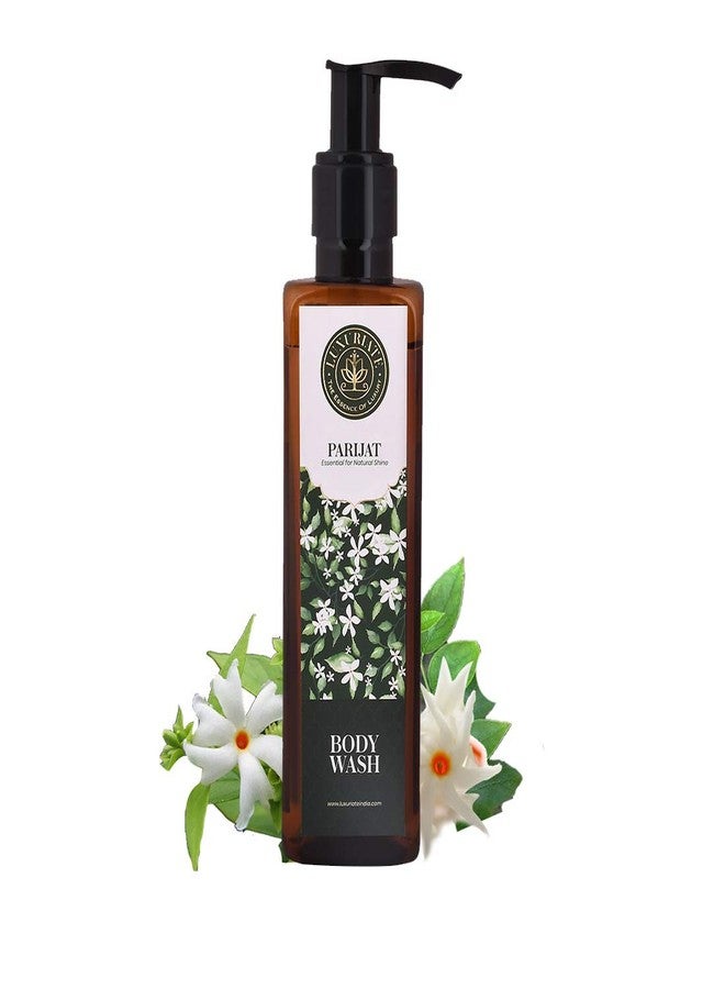 LUXURIATE Parijat Natural Shine Body Wash | Whole Body Shower Liquid for Men and Women | Organic, Paraben Free - 200 ml - Image 1