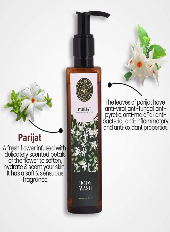 LUXURIATE Parijat Natural Shine Body Wash | Whole Body Shower Liquid for Men and Women | Organic, Paraben Free - 200 ml - Image 5