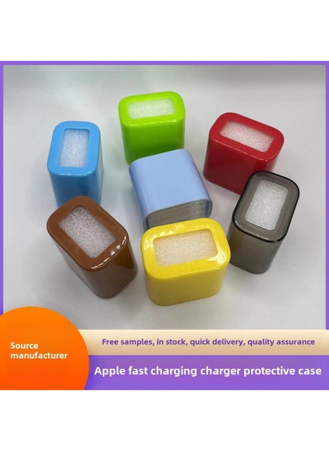 Generic - Suitable For Apple Charger Protective Case 18w 20w Charging Head Protective Case Fast Charging IPhone13 Cartoon Transparent-Specifications:Customized - Image 1