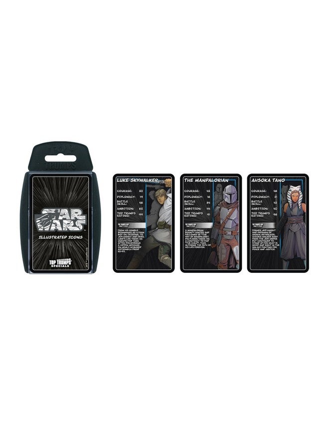 Top Trumps Top Trumps Card Game Star Wars Manga Style - Family Games for Kids and Adults - Learning Games - for 2+ Players - Kid War Games - Card Games for Families - Card Wars - for 6 Plus Kids - Image 3