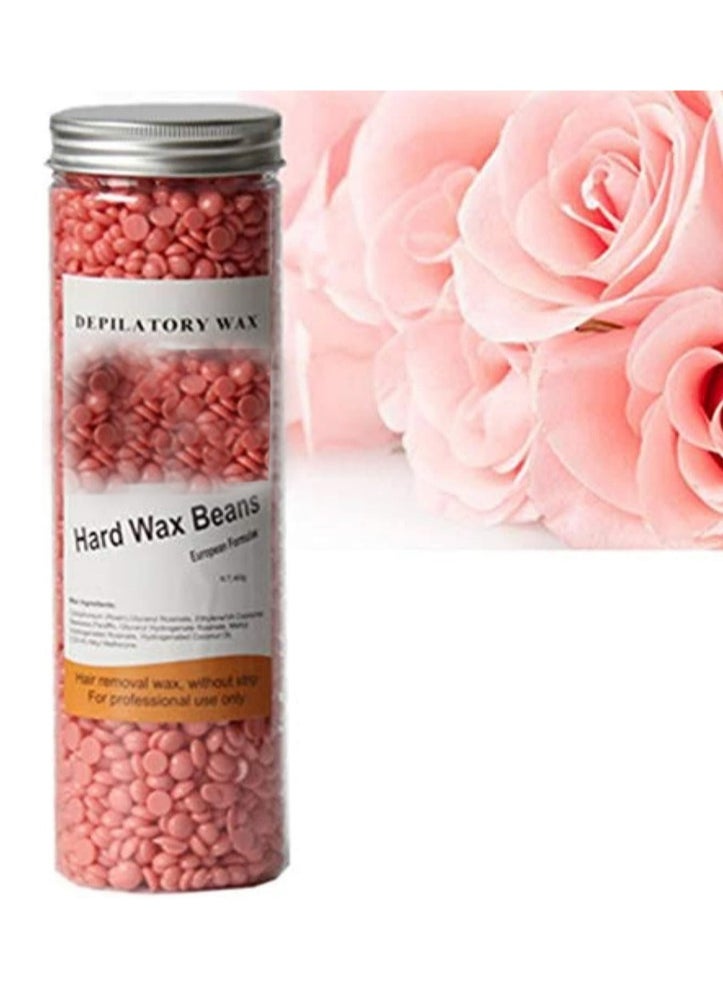 Generic - Hard Wax Beans 400g Hair Removal Depilatory Hard Wax Bean Jar - Image 1