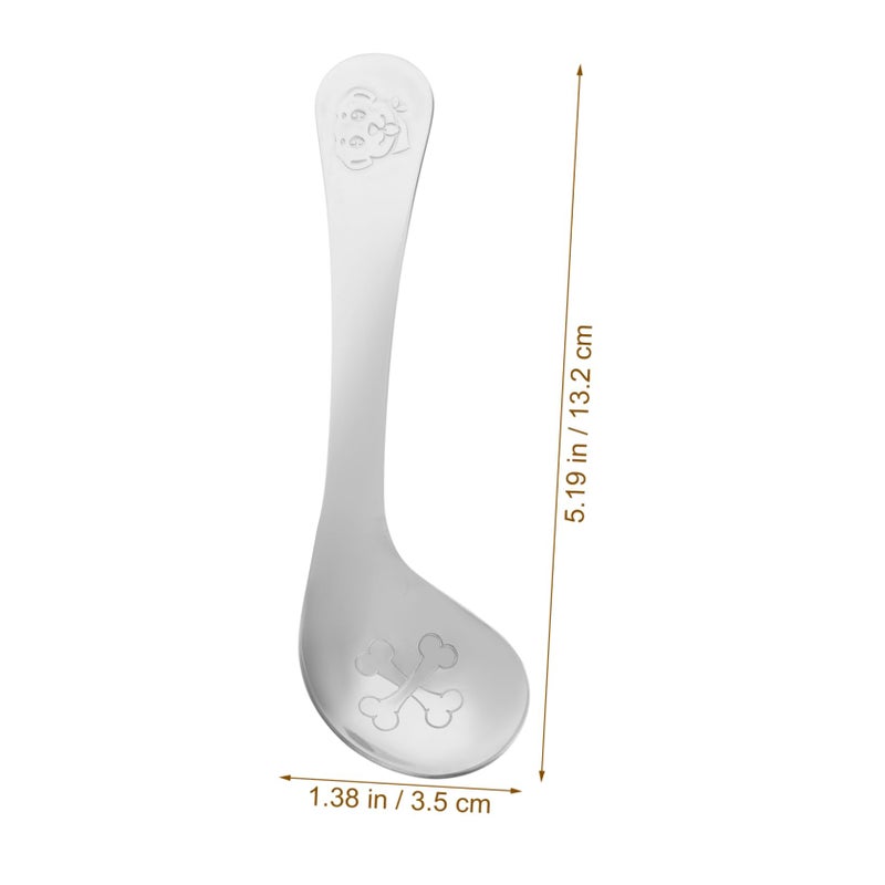 2Pcs Stainless Steel Kids Training Utensils Curved Tip Cutlery Set Dishwasher Safe - Image 3