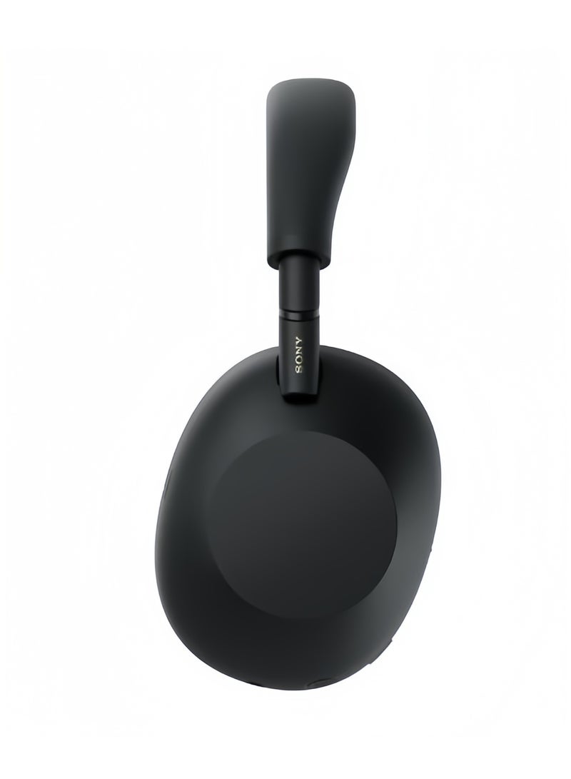 سوني WH-1000XM6 Wireless Over-Ear Noise Cancelling Headphones – Hi-Res Audio, Foldable Design, 30-Hour Battery, Bluetooth Multipoint - Black - Image 2