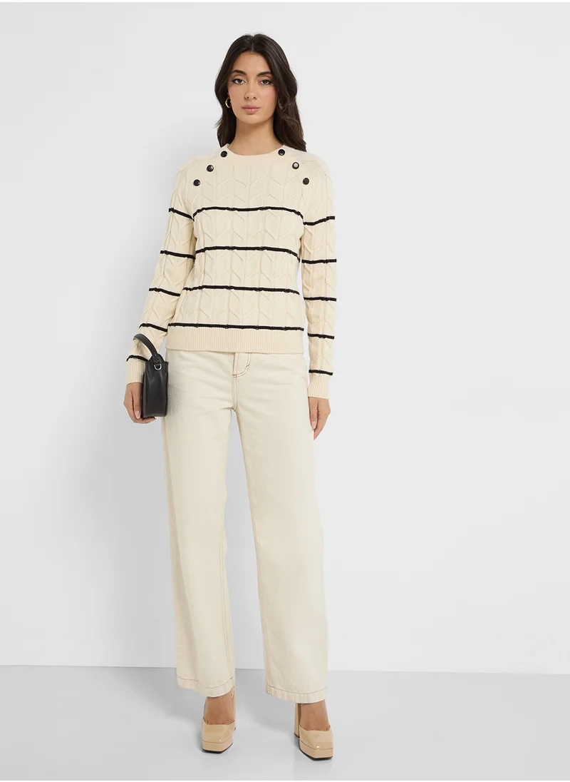 VERO MODA Round Neck Knitted Swaeter