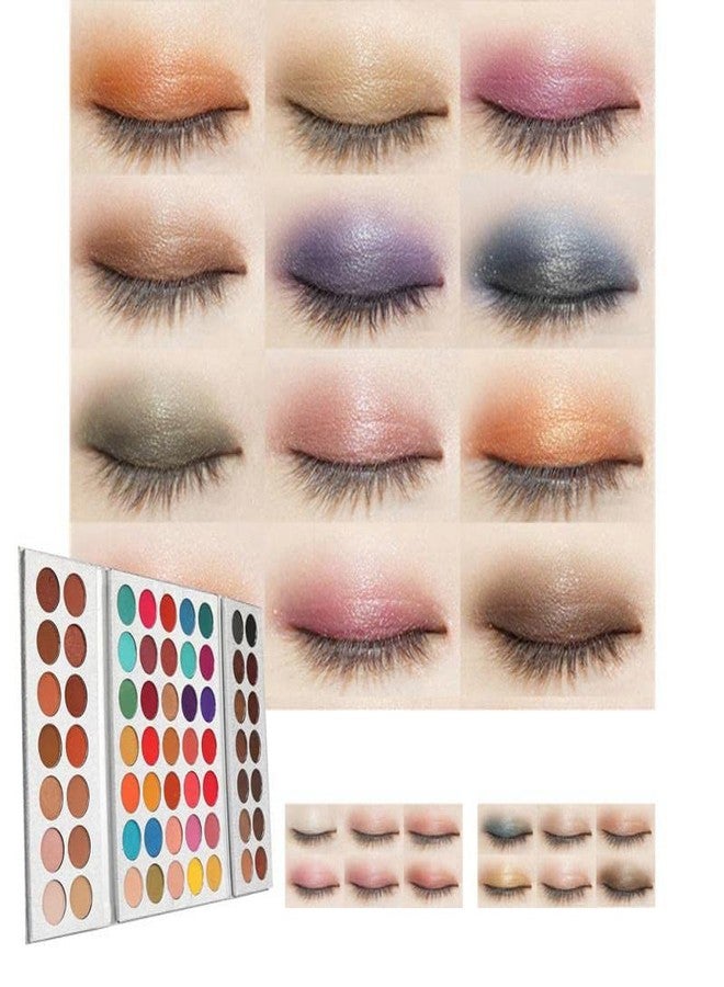 VBA Makeup Matte Eyeshadow Palette 63 Colors Make Up Palette Charming Eyeshadow Pigmented Eye Shadow Powder - Image 2