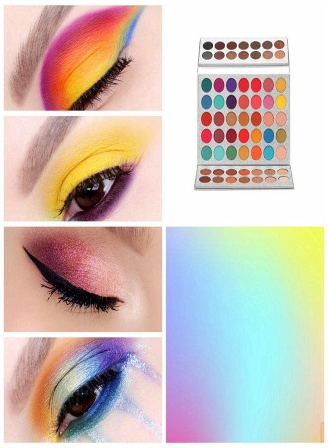 VBA Makeup Matte Eyeshadow Palette 63 Colors Make Up Palette Charming Eyeshadow Pigmented Eye Shadow Powder - Image 4
