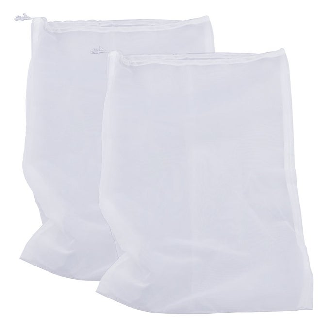 75 MICRON NYLON STRAINING BAG FINE MESH FOOD STRAINER BAG MULTIPURPOSE FILTER BAG FOR NUT MILK JUICE COLD BREW HOME BREWING 1772 X 1181 2 PACKS