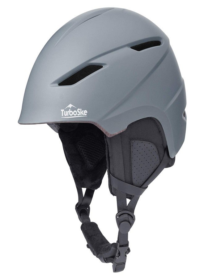 TurboSke Ski Helmet, Snowboard Helmet Snow Sports Helmet, Audio Compatible and Lightweight, ASTM Certified Helmet for Men, Women and Youth - Image 1