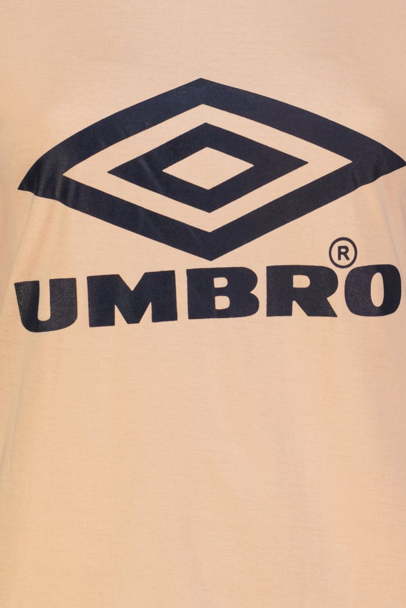 umbro Women Boyfriend Fit Short Sleeve Outdoor T-Shirt, Peach - Image 5