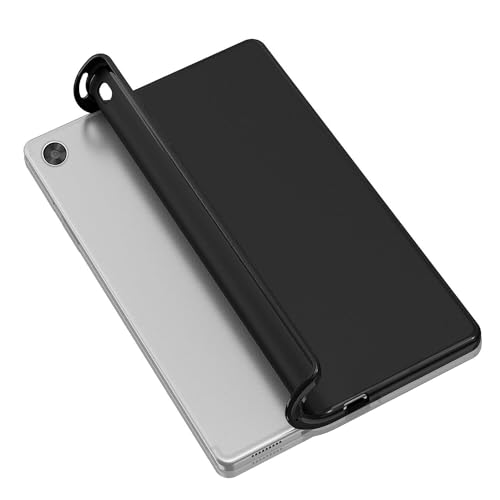 Zaoma Matte Design Soft Silicon Back Case Cover for Lenovo Tab M8 (2nd Gen) 8 inch Tablet Model No. : TB-8505X / TB-8505F (Matte Black) - Image 4