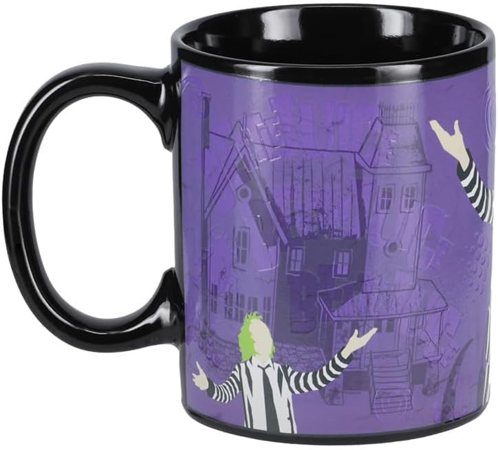 Paladone Beetlejuice Heat Changing Mug  Officially Licensed Horror Movie Merch Ceramic Coffee Cup 10 oz - Image 3