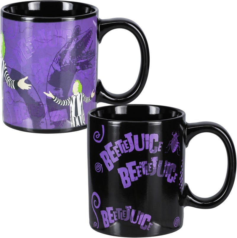Paladone Beetlejuice Heat Changing Mug  Officially Licensed Horror Movie Merch Ceramic Coffee Cup 10 oz - Image 4