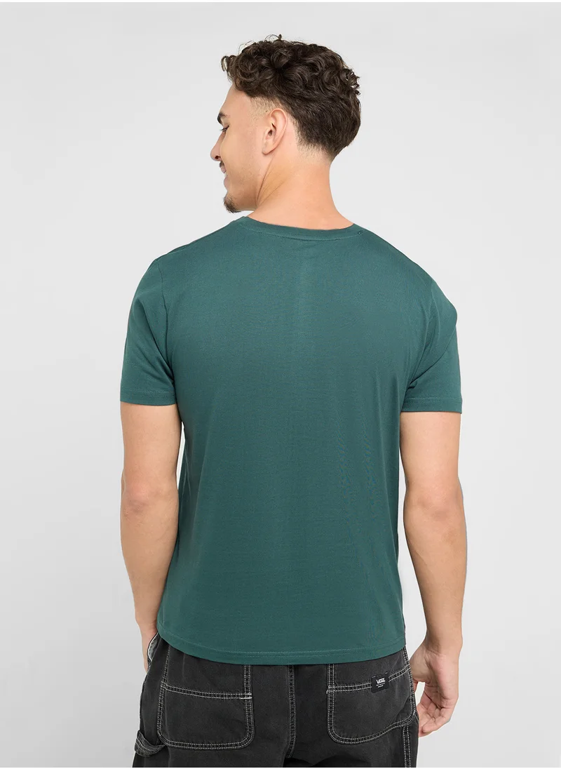 Seventy Five Basics Printed T-Shirt