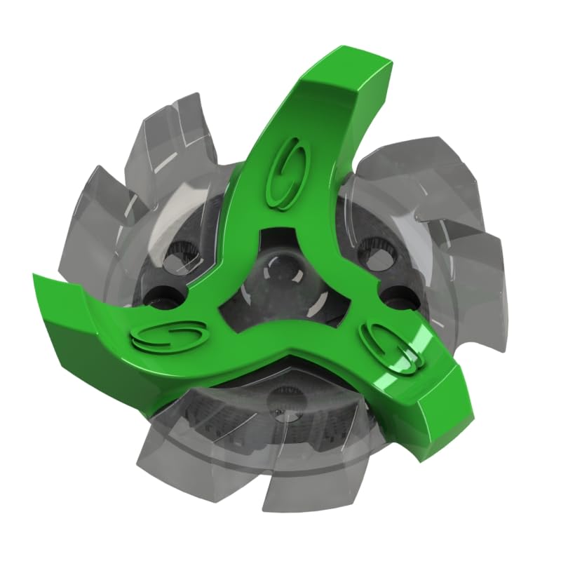 Softspikes Tour Flex Pro Golf Cleats Fast Twist 3.0-18 Spikes - Green/Charcoal - Also Fits Tri-Lok Cleat Systems - Image 4