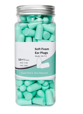 Ultra Soft Foam Earplugs Sleep 60 Pairs 38dB Noise Reduction Ear Plugs for Sleeping Work Travel and Shooting - pzsku/Z542A4D013A7A7FC3AA84Z/45/_/1682495373/c8bf843f-b075-4ac9-8da0-578c2caf0e13