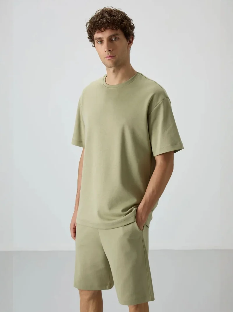 تومي لايف TOMMY Oversized T-Shirt And Shorts Set