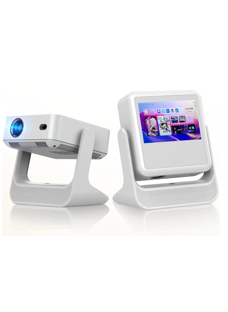 سکیلو جهاز عرض ذكي Touch Play - دقة 1080 بكسل عالية الوضوح، شاشة تعمل باللمس، تركيز تلقائي وملاءمة الشاشة، نظام تشغيل أندرويد، واي فاي مزدوج، بلوتوث 5.0، سطوع 11000 لومن  - Image 1