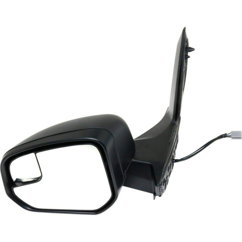 Driver Left Side Replacement Mirror Small Housing With Power Heated Glass and Mnual Folding Fit Ford Transit Connect XLXLT and TITANIUM From 2014onward