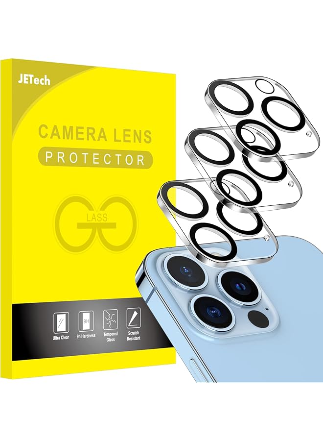 Jetech Camera Lens Protector For Iphone 13 Pro Max 6.7 Inch And Iphone 13 Pro 6.1 Inch 9H Tempered Glass Hd Clear Anti Scratch Case Friendly Does Not Affect Night Shots 3 Pack - Image 1