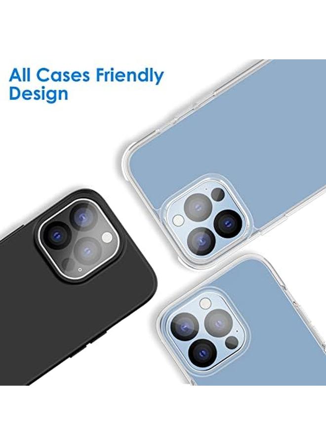 Jetech Camera Lens Protector For Iphone 13 Pro Max 6.7 Inch And Iphone 13 Pro 6.1 Inch 9H Tempered Glass Hd Clear Anti Scratch Case Friendly Does Not Affect Night Shots 3 Pack - Image 5