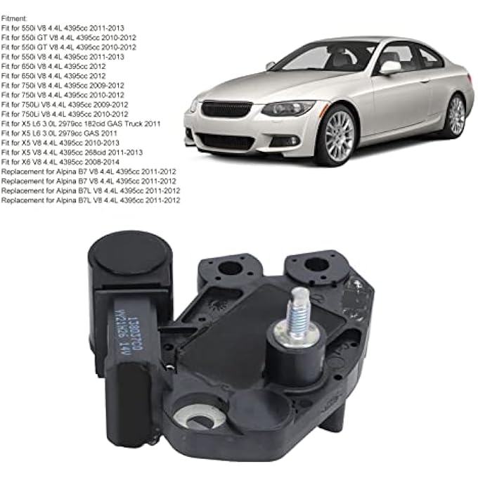aqxreight Alternator Voltage Regulator Automotive Replacement Parts 550i 650i 750i 750i For X5 X6 V8 4.4L - Image 2