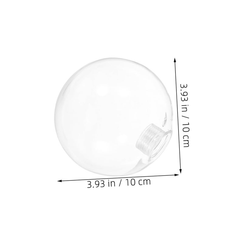 2 Pcs Transparent Glass Globe Light Shades Vintage Replacement For Indoor Lighting Fixtures - Image 3