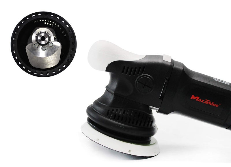 Maxshine 15mm Throw, 5" Plate M15 Pro Dual Action Polisher - 1000W, 6-Speed, 5/16-24” Thread - Auto Detailing Tool for Paint Protection, Swirl & Scratch Repair, Glossy Shine, Restoration - Image 2